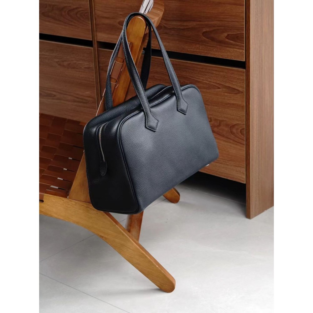 High - end Custom - made Semi - hand - stitched Victoria 35 - piece First - layer TC Cowhide Large - capacity All - match Commuting Shoulder Bag