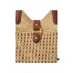 Ladies' Casual Hollow - out Single - shoulder Cotton - thread Woven Bag, New - style Lazy - style Handheld Straw Woven Bag