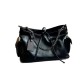 Stylish Black - Warrior - style Ladies' Tote Bag, Crossbody Bag, Bucket Bag, Underarm Bag, Carryall Cargo Bag