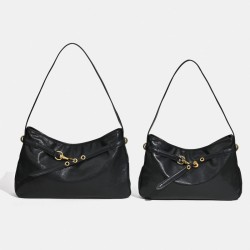 New - style Women's Genuine Leather Crossbody Bag, Made of Top - Grain Leather, Soft Leather, Large Capacity, Niche and Fashionable